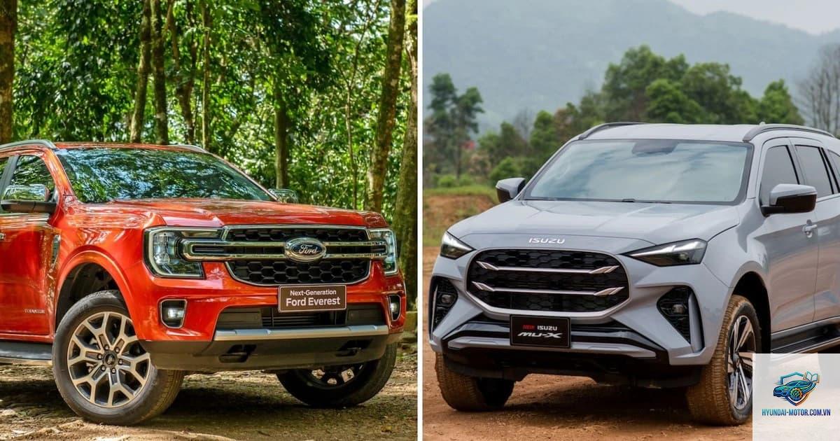 So sánh Ford Everest và Isuzu mu-X - Hình 1