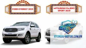 So sánh Ford Everest và Mitsubishi Pajero Sport