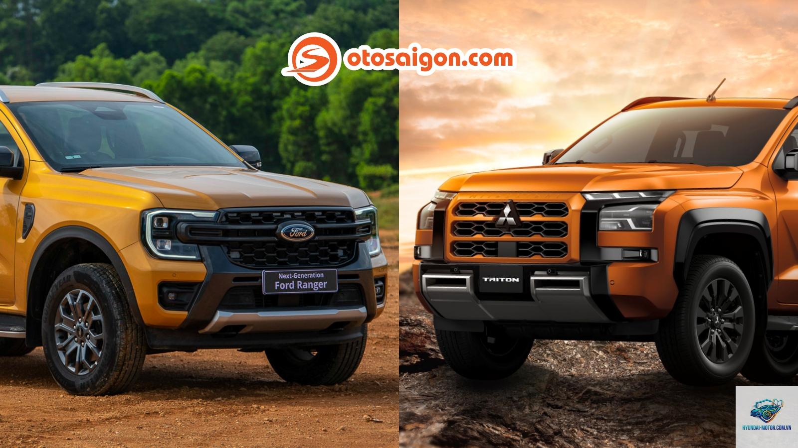 So sánh Ford Ranger và Mitsubishi Triton - Hình 4