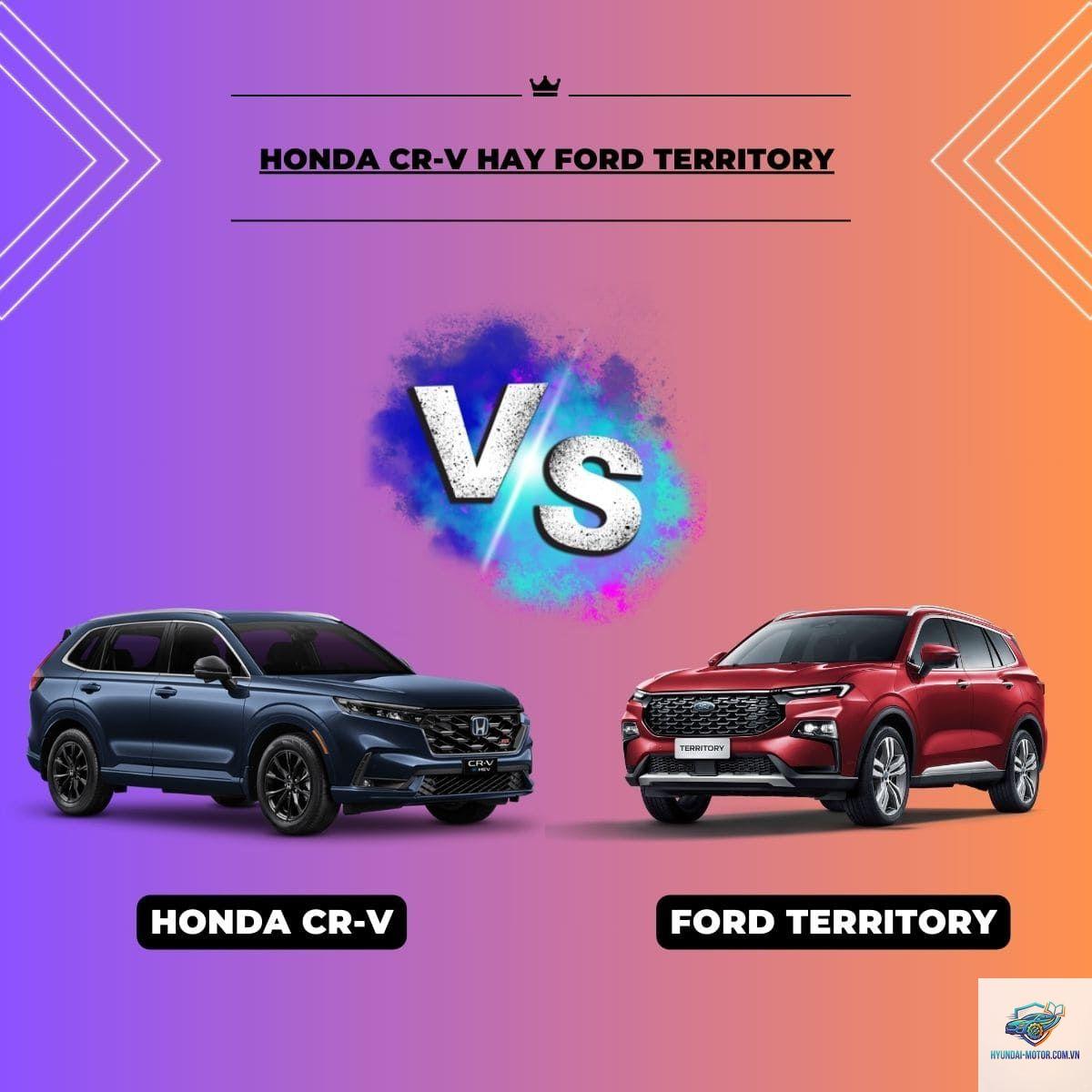 So sánh Ford Territory và Honda CR-V - Hình 1