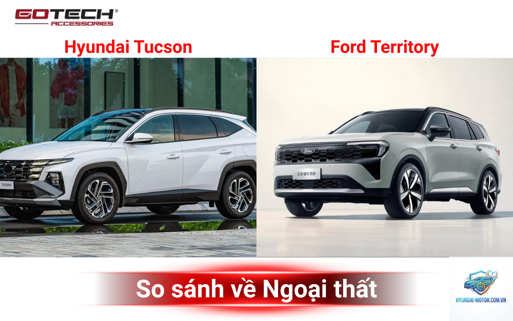 So sánh Ford Territory và Hyundai Tucson