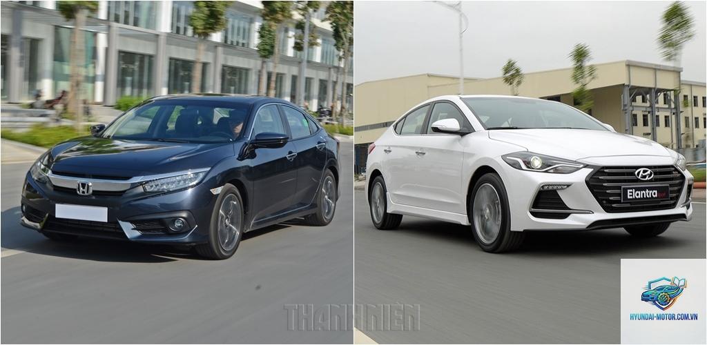 So sánh Honda Civic và Hyundai Elantra - Hình 4