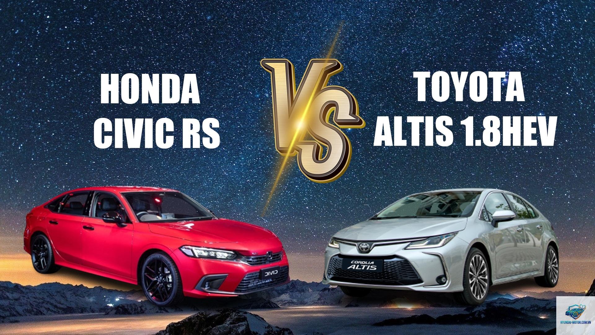 So sánh Honda Civic và Toyota Corolla Altis - Hình 2
