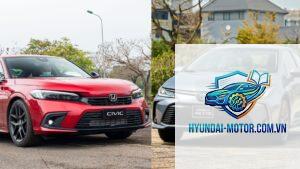 So sánh Honda Civic và Toyota Corolla Altis