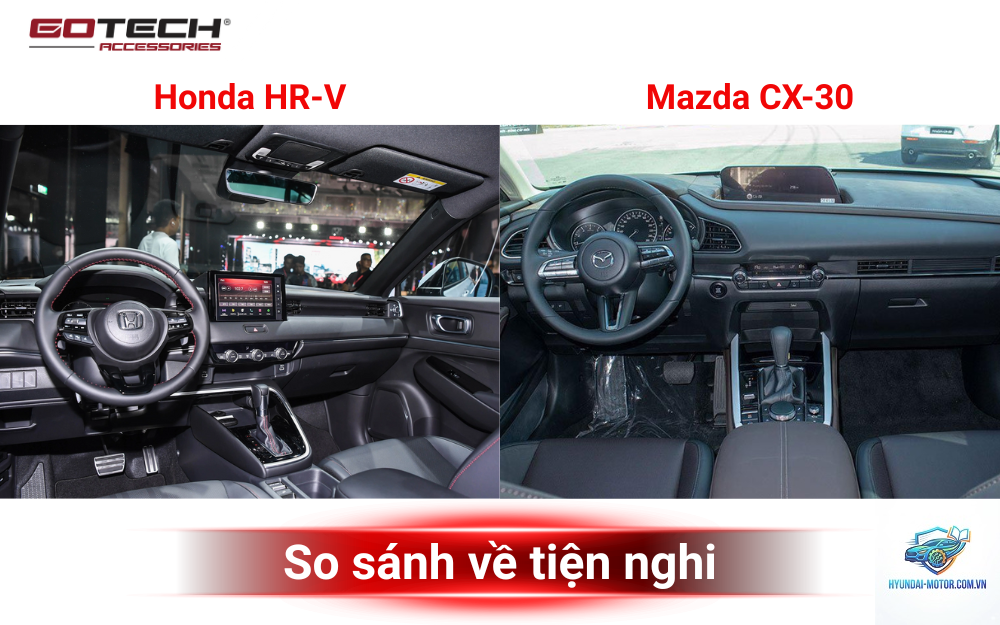 So sánh Honda HR-V và Mazda CX-30 - Hình 3