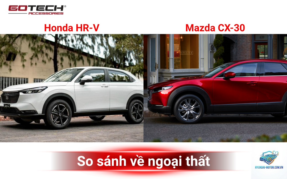So sánh Honda HR-V và Mazda CX-30