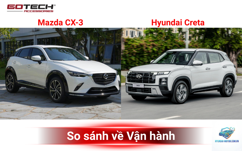 So sánh Hyundai Creta và Mazda CX-3