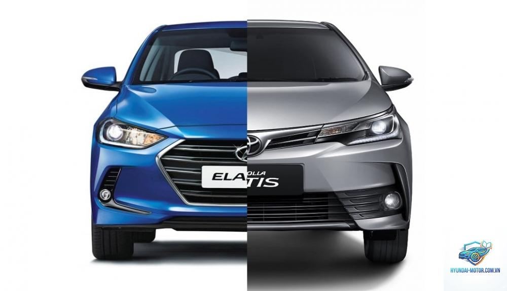 So sánh Hyundai Elantra và Toyota Corolla Altis - Hình 2