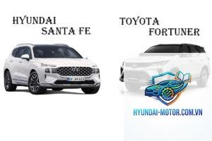 So sánh Hyundai Santa Fe và Toyota Fortuner