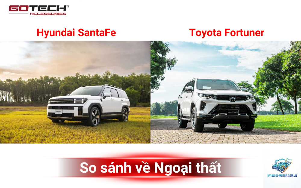 So sánh Hyundai Santa Fe và Toyota Fortuner - Hình 4