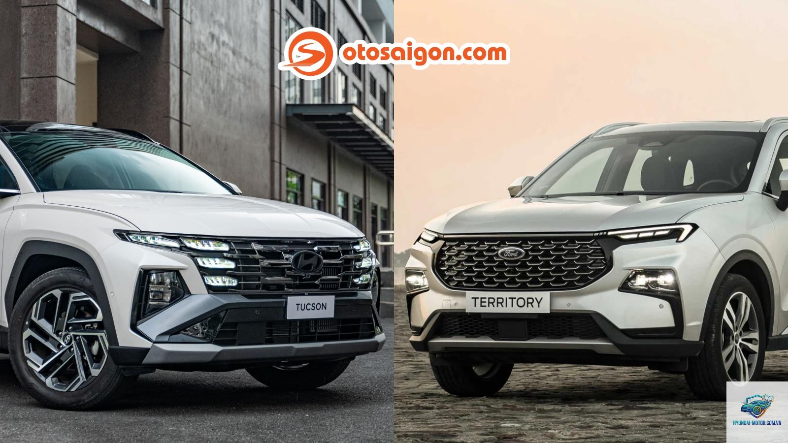 So sánh Hyundai Tucson và Ford Territory - Hình 2