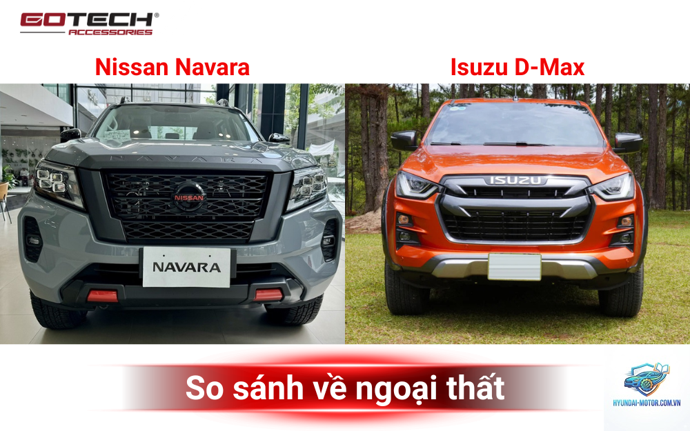 So sánh Isuzu D-Max và Nissan Navara - Hình 2