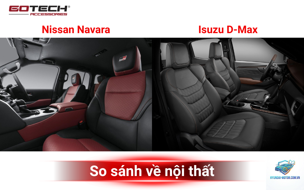 So sánh Isuzu D-Max và Nissan Navara - Hình 4