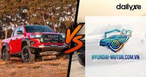 So sánh Isuzu D-Max và Toyota Hilux