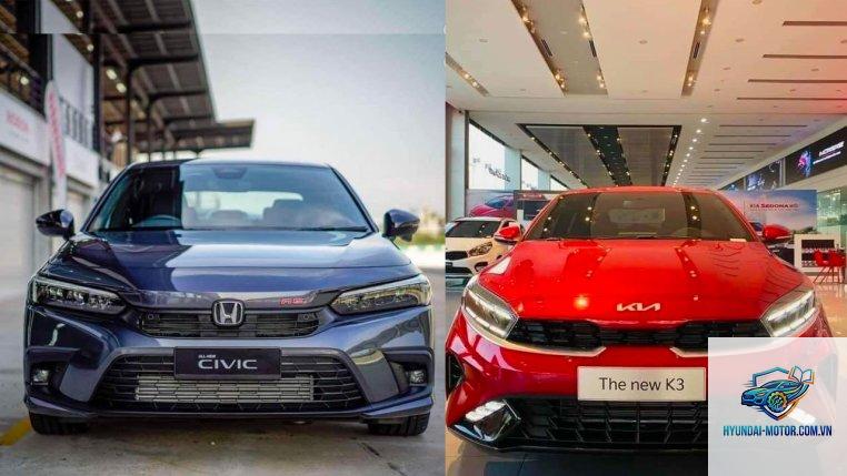 So sánh Kia K3 và Honda Civic