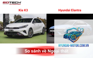 So sánh Kia K3 và Hyundai Elantra