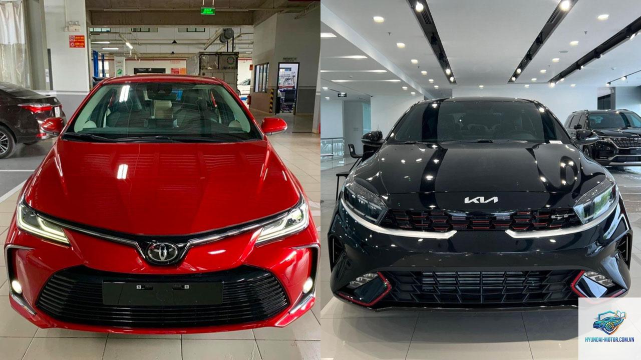 So sánh Kia K3 và Toyota Corolla Altis - Hình 1