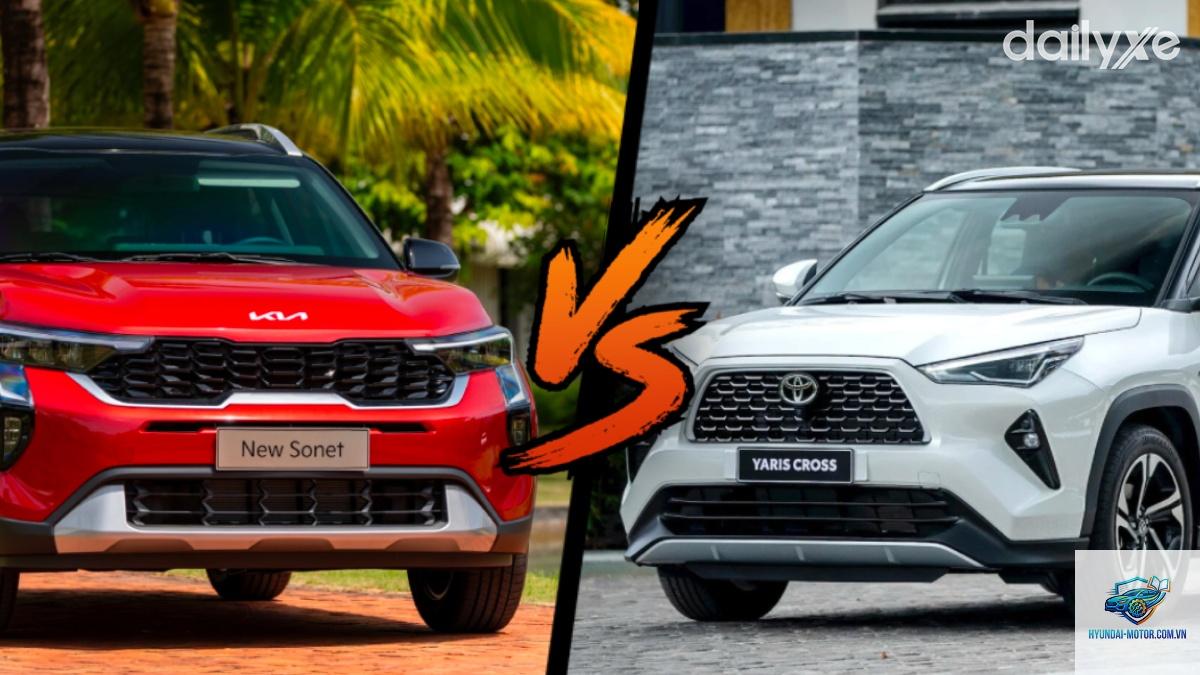 So sánh Kia Sonet và Toyota Yaris Cross - Hình 1