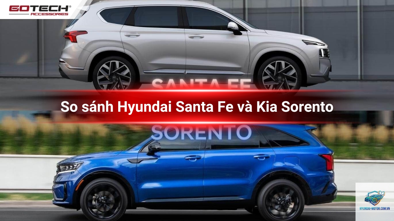 So sánh Kia Sorento và Hyundai Santa Fe - Hình 4