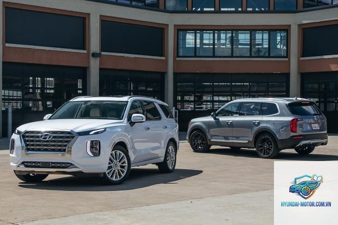 So sánh Kia Telluride và Hyundai Palisade - Hình 2