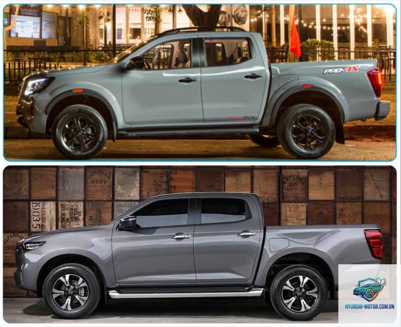 So sánh Mazda BT-50 và Nissan Navara - Hình 3