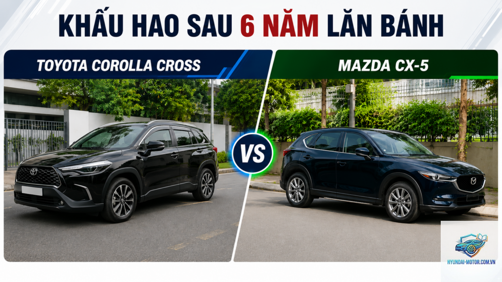 So sánh Mazda CX-60 và Toyota Corolla Cross