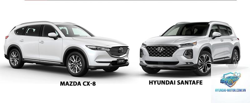 So sánh Mazda CX-8 và Hyundai Santa Fe - Hình 3
