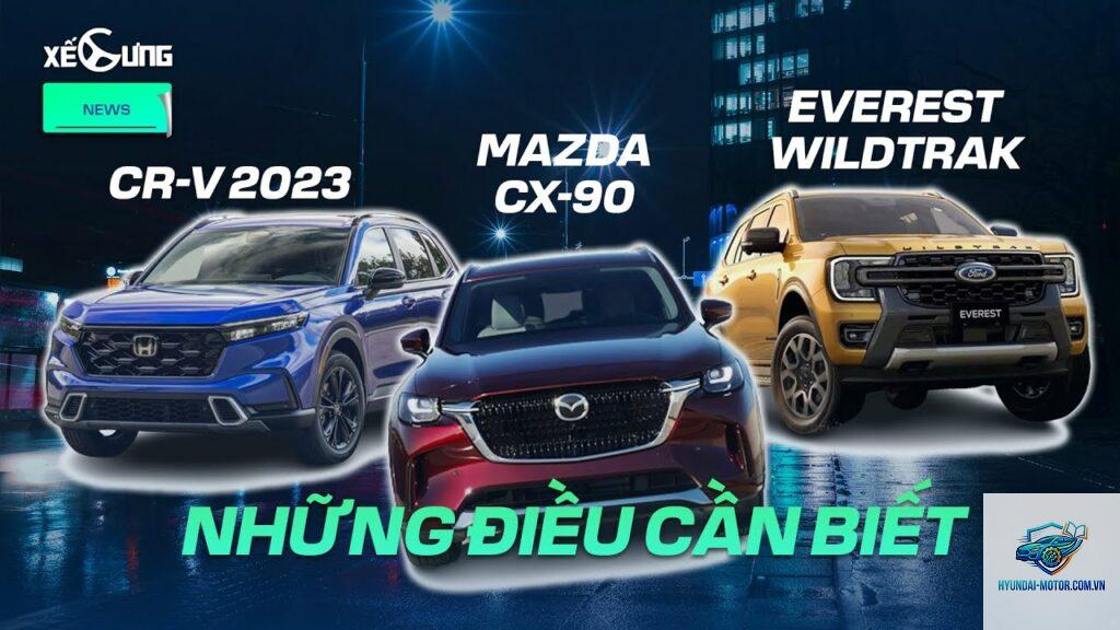So sánh Mazda CX-90 và Ford Everest