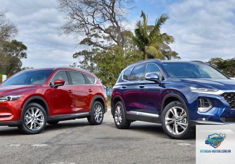 So sánh Mazda CX-90 và Hyundai Santa Fe - Hình 5