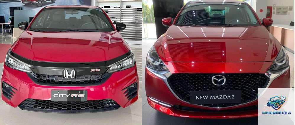 So sánh Mazda2 và Honda City - Hình 2