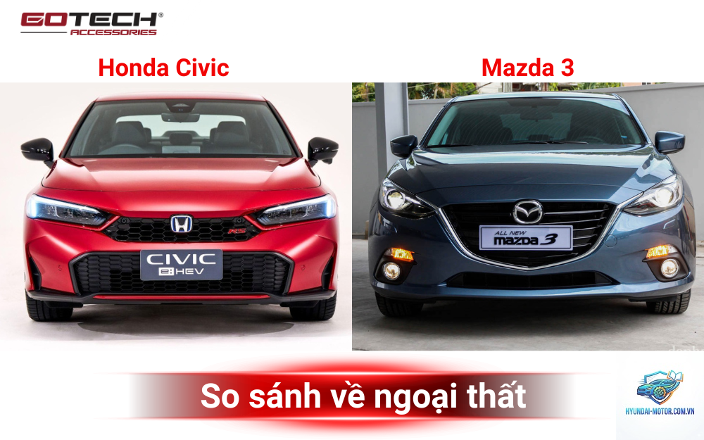 So sánh Mazda3 và Honda Civic - Hình 2