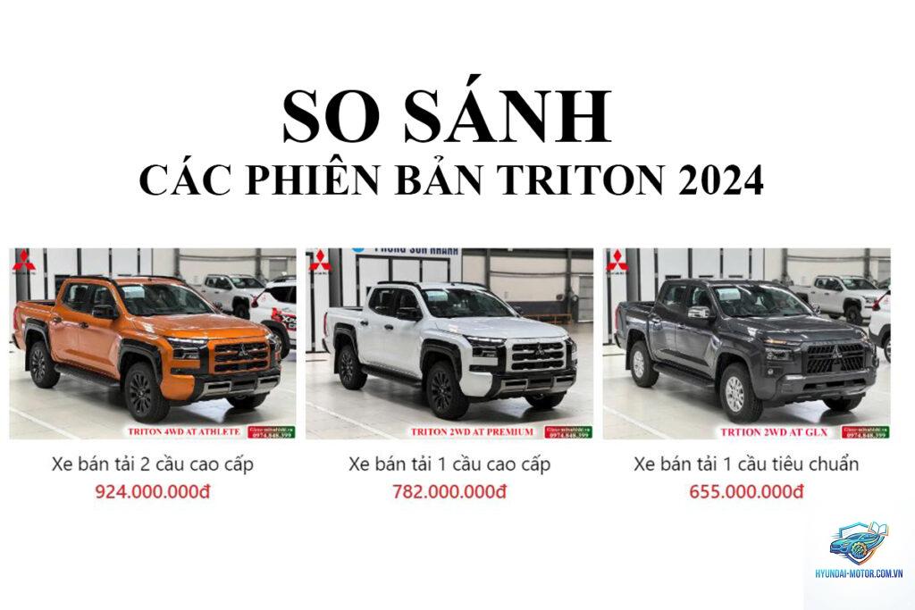 So sánh Mitsubishi Triton và GWM Poer