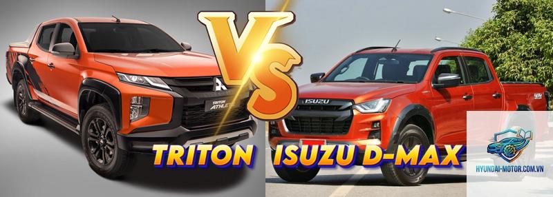 So sánh Mitsubishi Triton và Isuzu D-Max