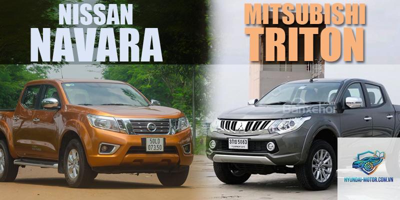 So sánh Mitsubishi Triton và Nissan Navara - Hình 2