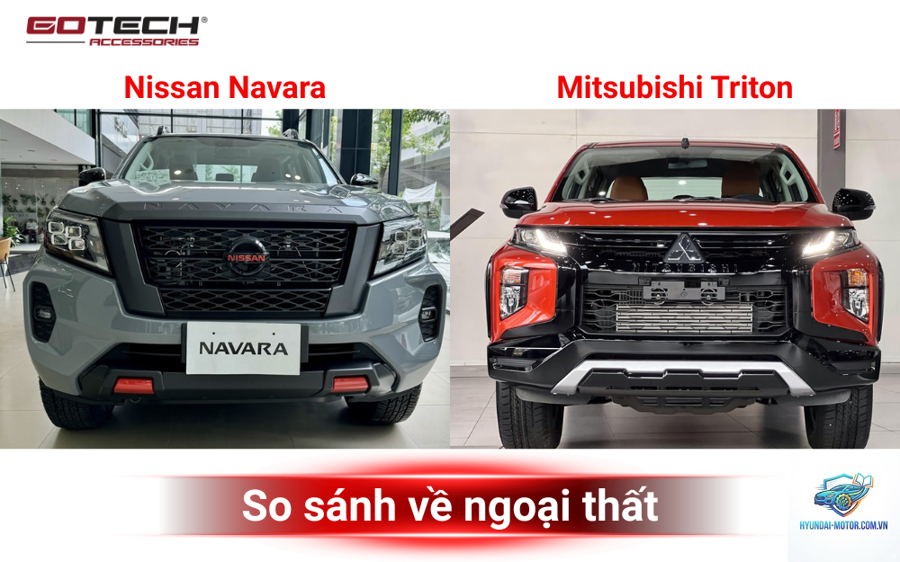 So sánh Mitsubishi Triton và Nissan Navara - Hình 3