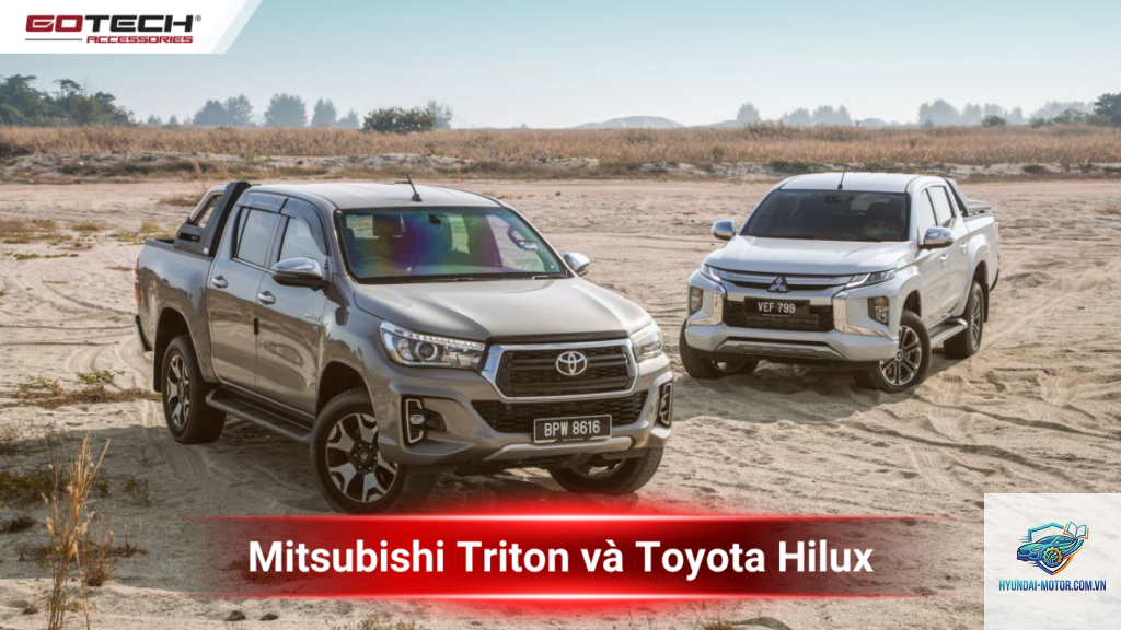 So sánh Mitsubishi Triton và Toyota Hilux