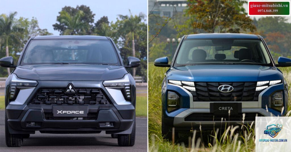 So sánh Mitsubishi Xforce và Hyundai Creta