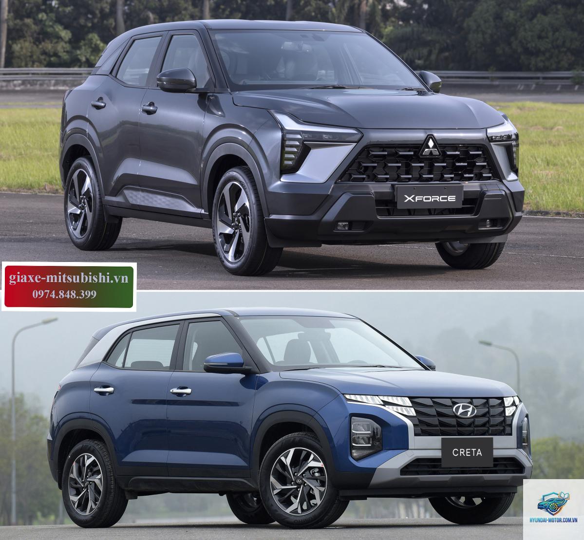 So sánh Mitsubishi Xforce và Hyundai Creta - Hình 3