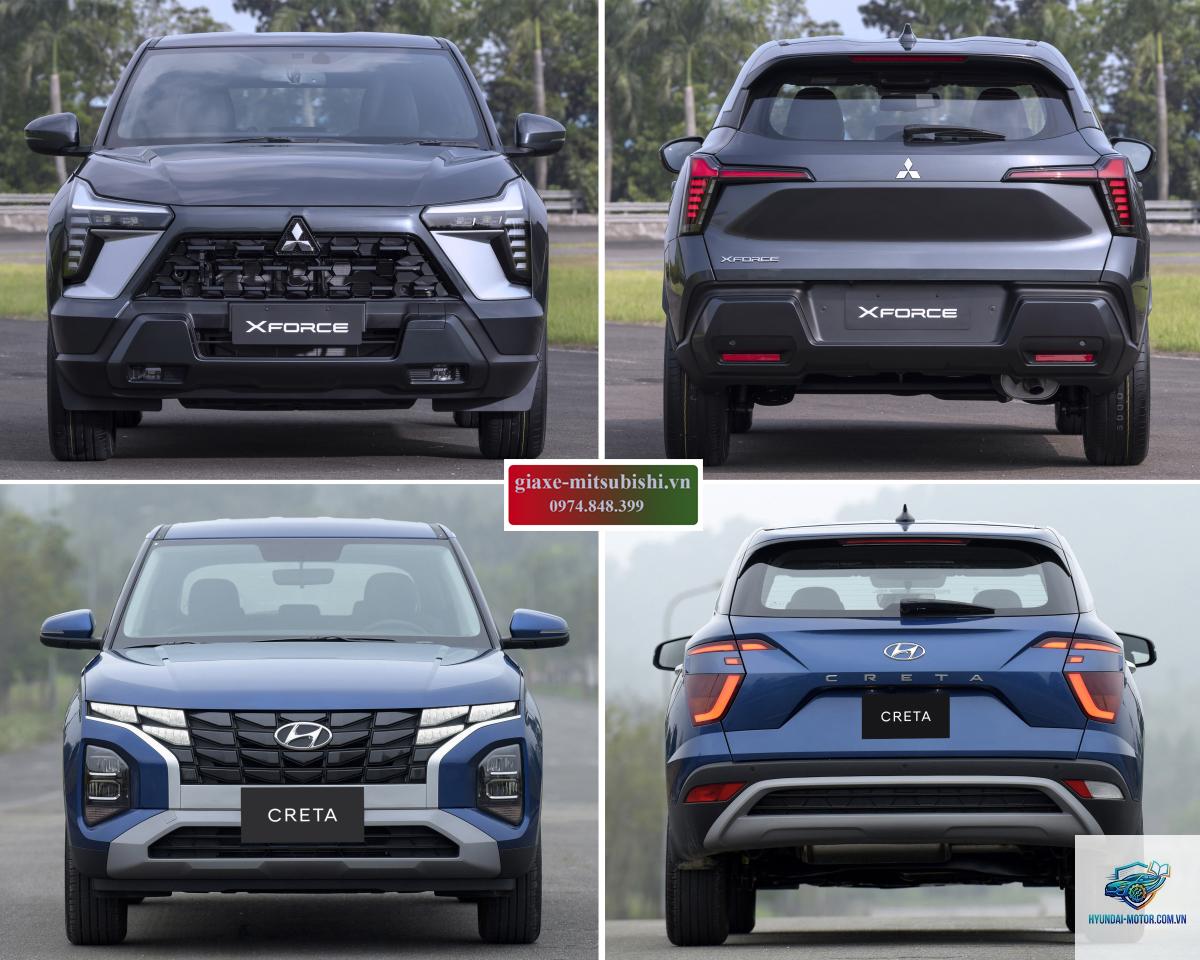 So sánh Mitsubishi Xforce và Hyundai Creta - Hình 4