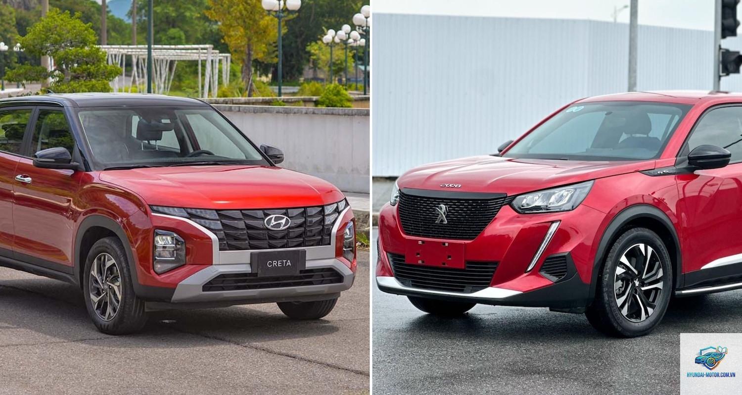 So sánh Peugeot 2008 và Hyundai Creta - Hình 1