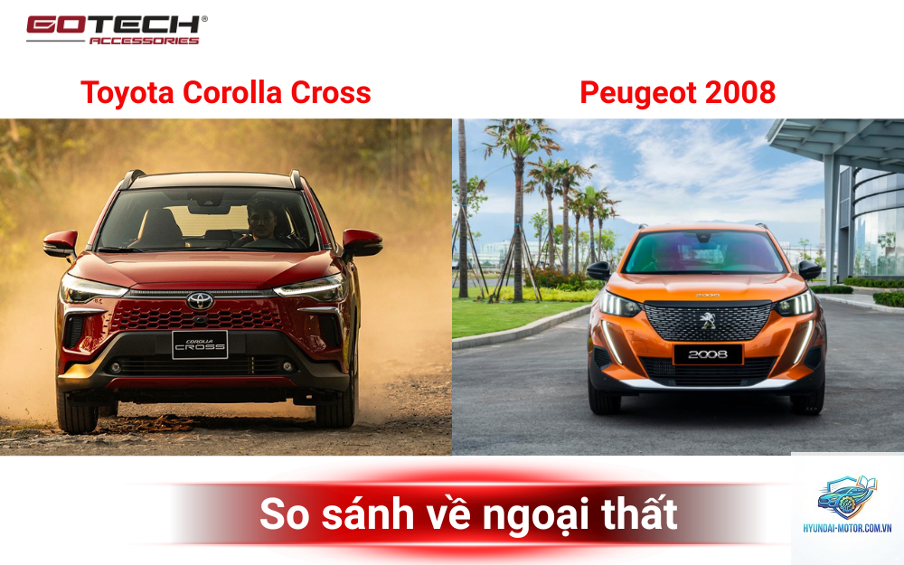 So sánh Peugeot 2008 và Toyota Yaris Cross - Hình 3