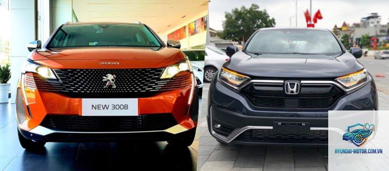 So sánh Peugeot 3008 và Honda CR-V - Hình 2