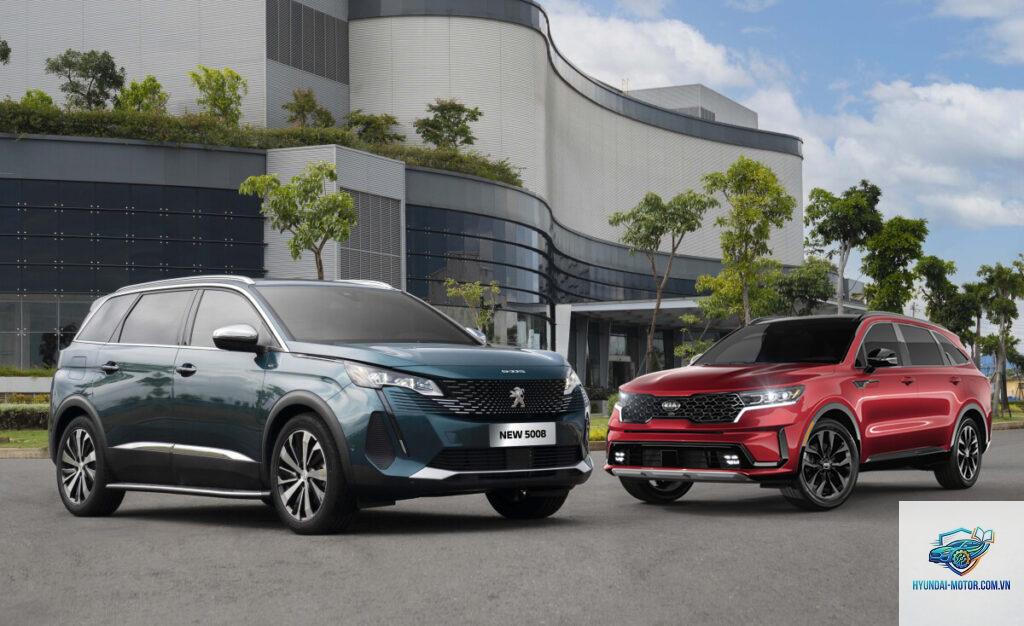 So sánh Peugeot 5008 và Kia Sorento