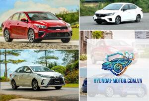 So sánh Sedan dưới 700 triệu