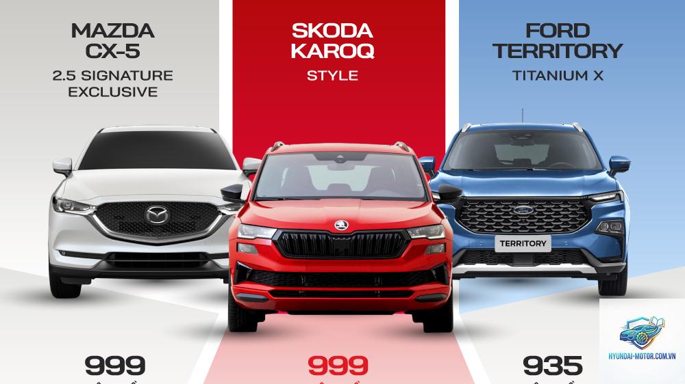 So sánh Skoda Karoq và Mazda CX-5