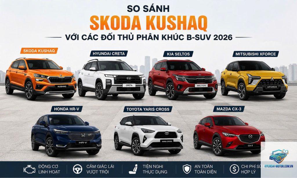 So sánh Skoda Kushaq và Hyundai Creta - Hình 3