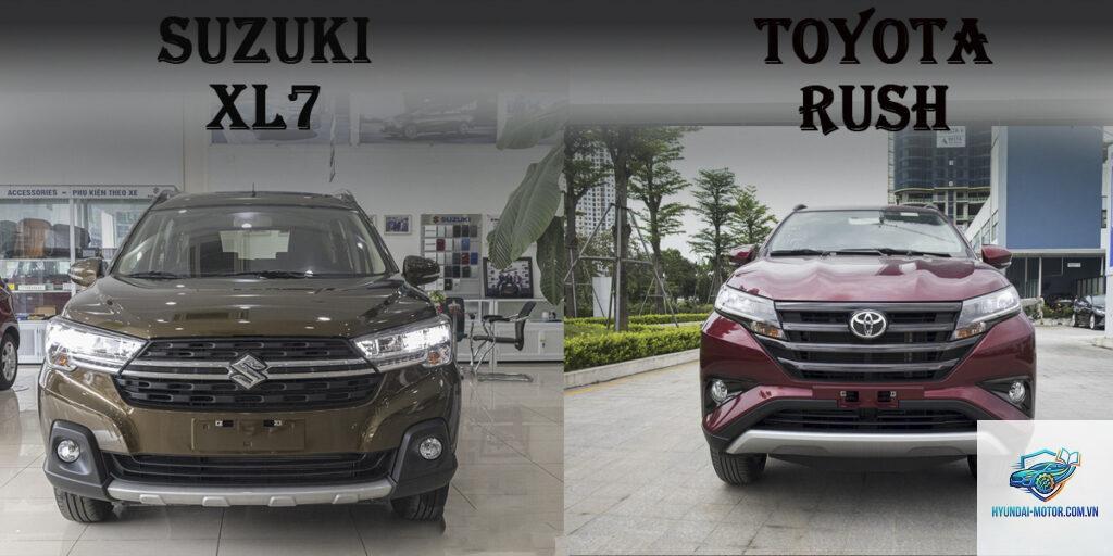 So sánh Suzuki XL7 và Toyota Rush