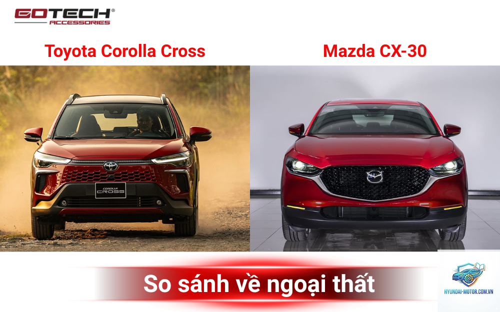 So sánh Toyota Corolla Cross và Mazda CX-30