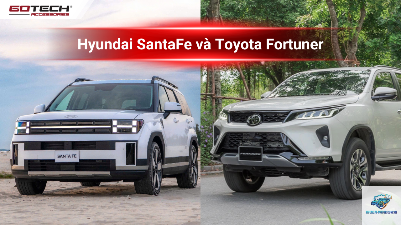 So sánh Toyota Fortuner và Hyundai Santa Fe - Hình 2