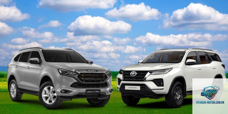 So sánh Toyota Fortuner và Isuzu mu-X